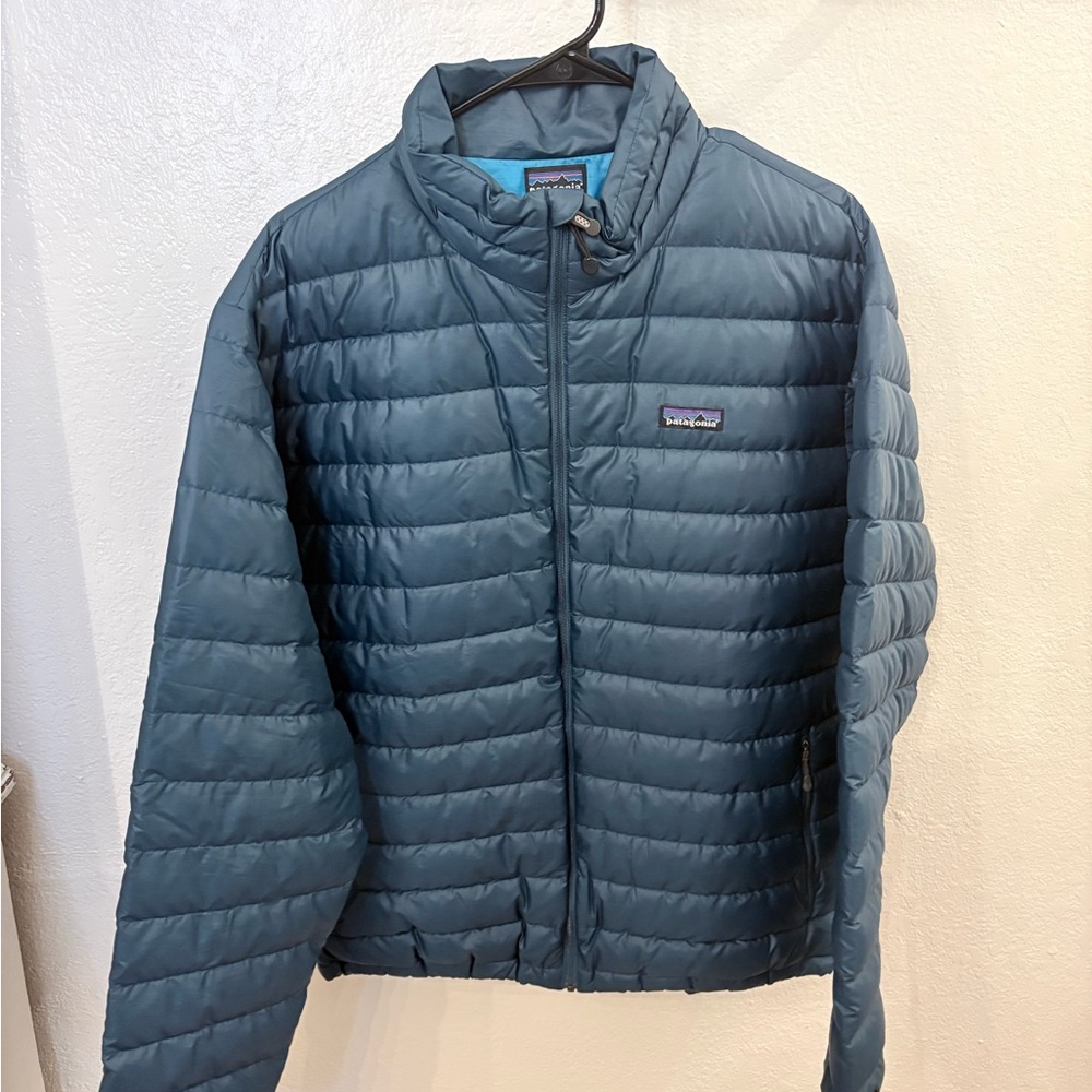 Patagonia Men's Quilted Jacket in Slate Blue